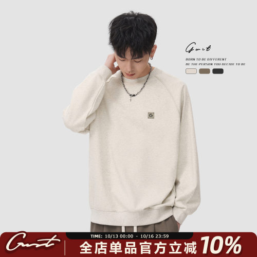 GWIT春秋上衣套头长袖圆领卫衣男