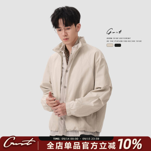 GWIT廓形立体袖防风夹克外套