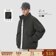 GWIT 90绒冬季保暖外套短款美式复古潮牌工装户外加厚羽绒服男