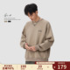 圆领卫衣男廓形软糯松弛感 套头纯色内搭长袖 GWIT 春秋上衣打底衫