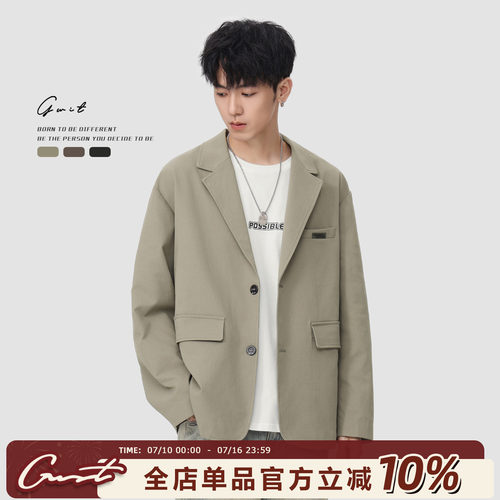 GWIT复古休闲西装外套
