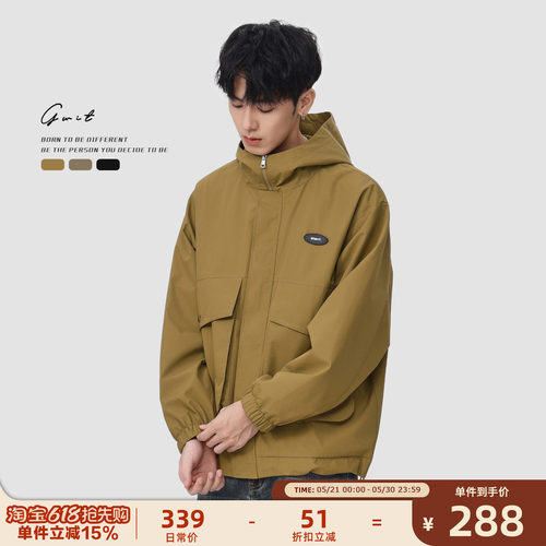 GWIT工装夹克连帽外套