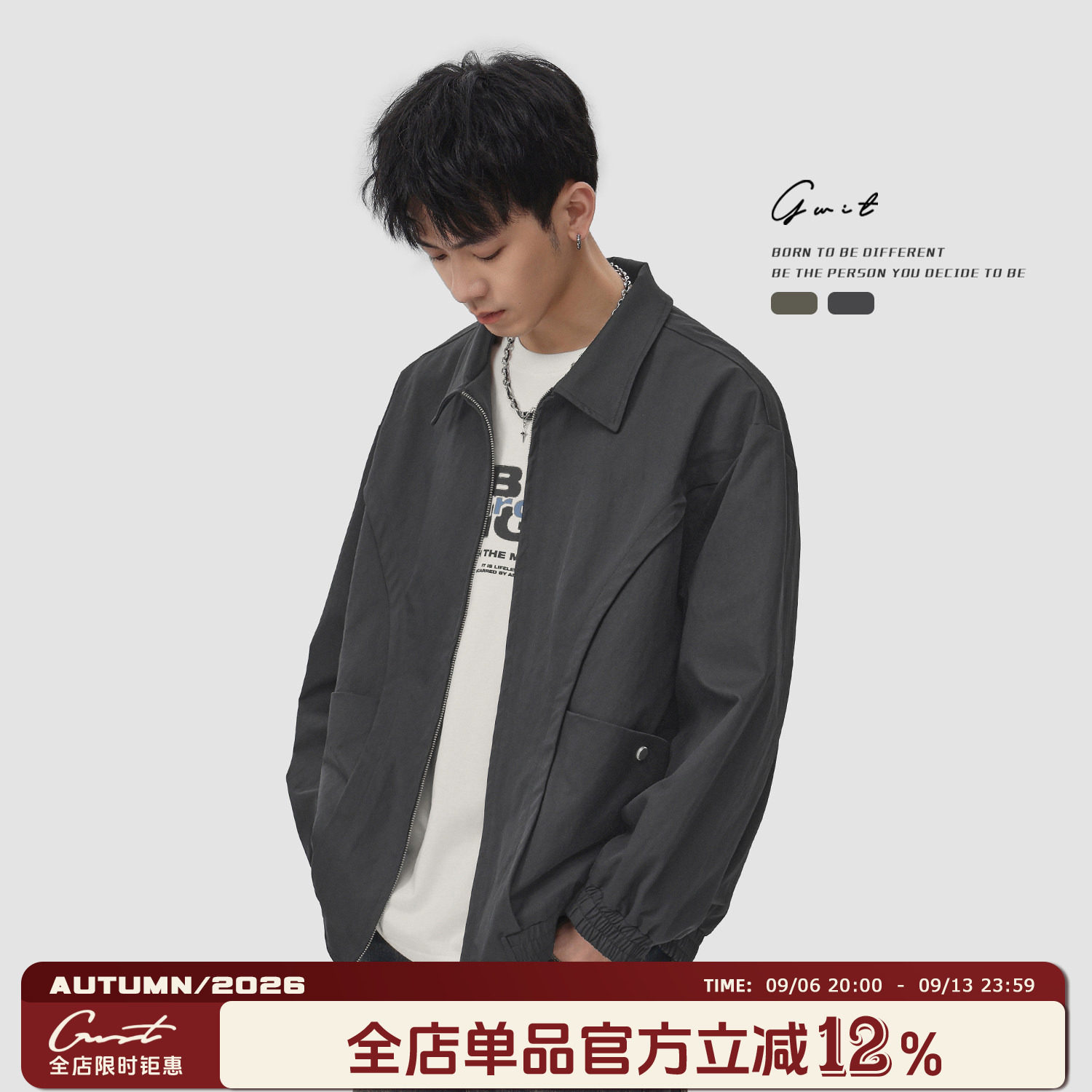 GWIT分割解构休闲工装夹克外套图片