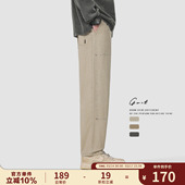 美式 裤 复古水洗做旧伐木裤 潮牌工装 男 cleanfit春秋休闲裤 GWIT