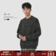 潮牌长袖 GWIT 卫衣男 款 春秋松弛感上衣打底衫 亨利领廓形美式 经典