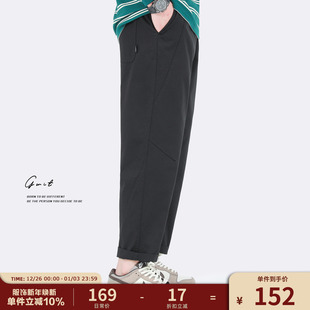 新款 轻薄夏季 美式 直筒潮流小脚工装 男 GWIT 休闲九分裤 高捻水洗棉