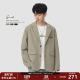 GWIT 外套休闲小西服男 高级感复古廓形垂感抗皱痞帅上衣春秋西装