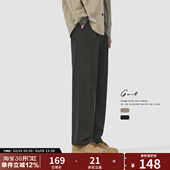 潮牌宽松直筒轻薄休闲裤 GWIT 复古工装 垂感透气美式 男 春夏薄款