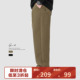 菠萝格保暖直筒美拉德加绒加厚垂感休闲裤 冬季 男 福利清仓