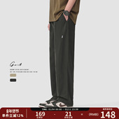 轻薄直筒休闲裤 GWIT 男 透气cleanfit阔腿长裤 日系工装 夏季 薄款