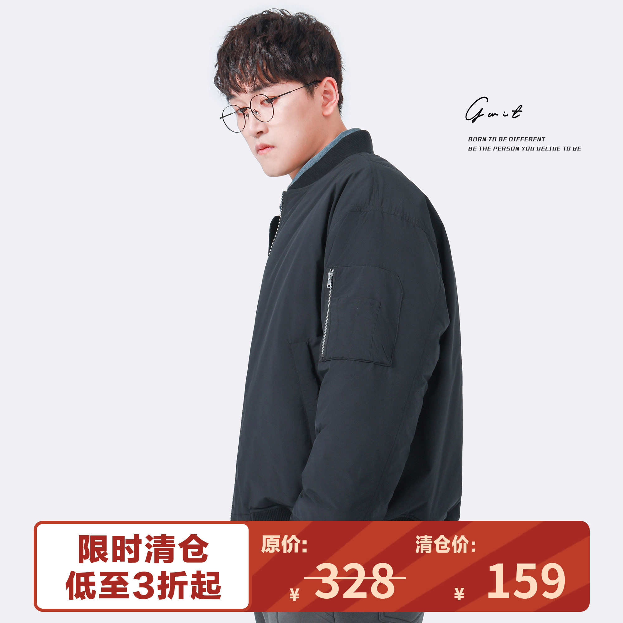 冬季MA1美式经典版型棉服图片