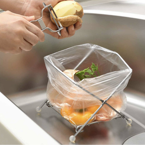 开口宽敞垃圾袋架奥克斯底部垫高