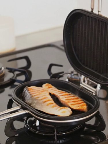 完美做工双面可用不沾煎锅