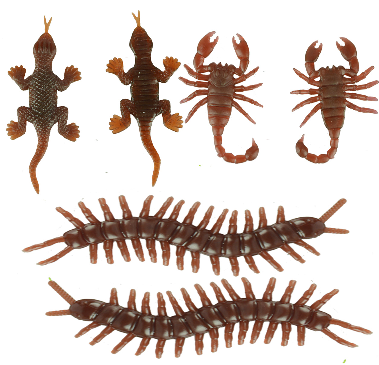 愚人节整蛊玩具万圣节装饰道具吓人玩具仿真壁虎蝎子道具整人蜈蚣