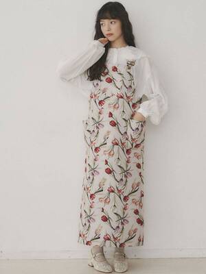 油画即视感春夏mj新款郁金香花朵