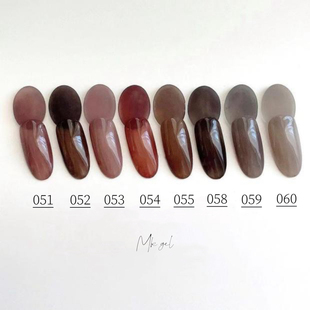 现货MK GEL 新品美甲秋冬复古系列专用光疗5g罐装MK甲油胶