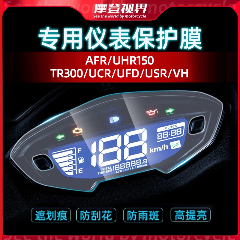 豪爵仪表盘膜显示屏高清