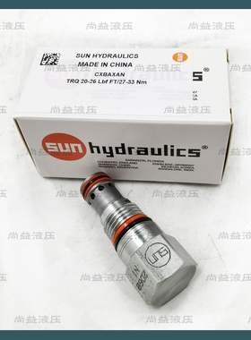 美国SUN 插装阀CXAD-XAN CXJA-XCN CXBA-XAN CXDA-XAN CXFA-XAN