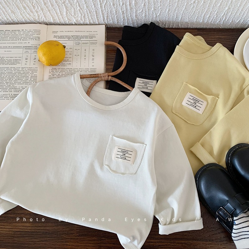 波拉bora男童t恤长袖日系秋装2025新款中小儿童纯棉春秋上衣童装