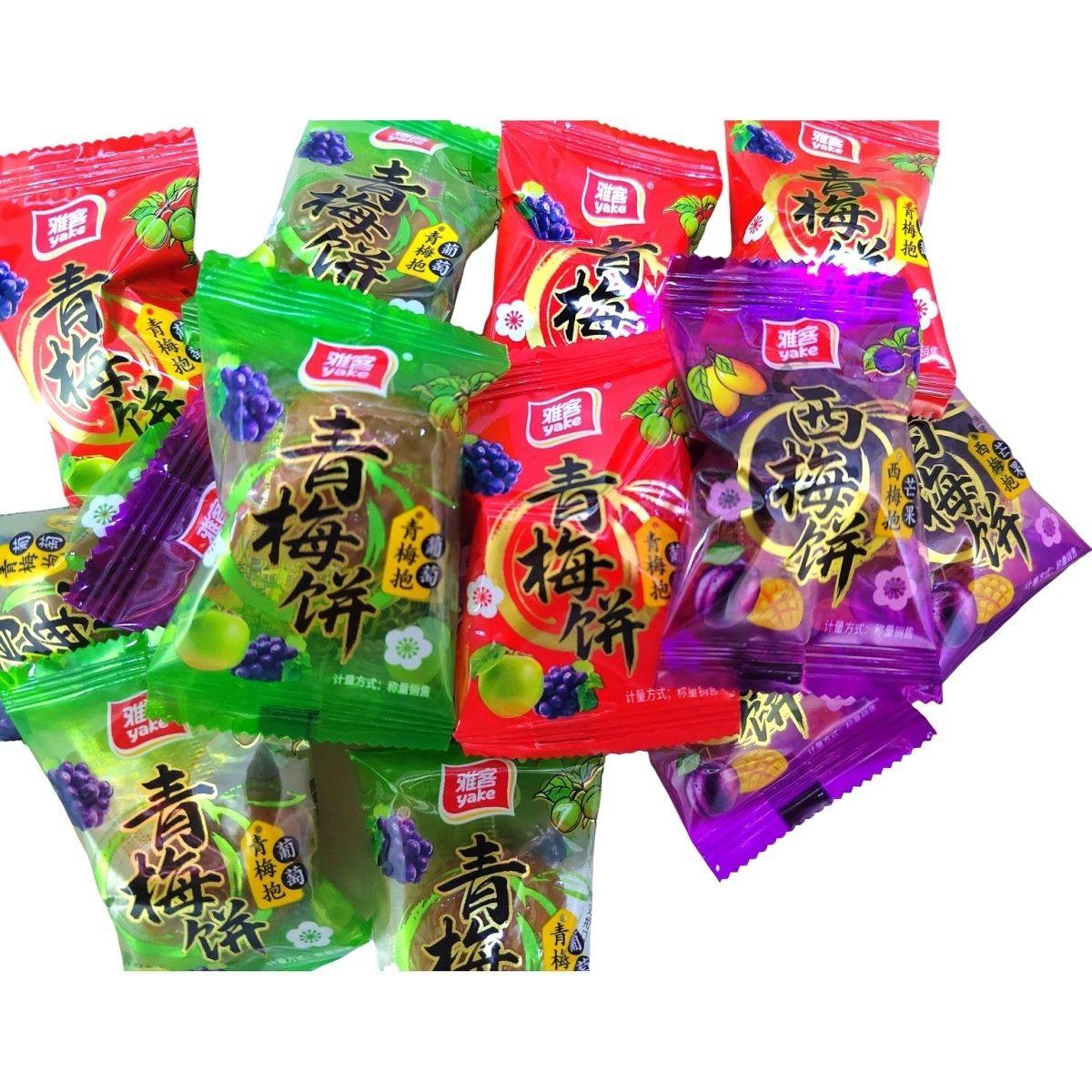 雅客青梅饼西梅饼散称网红休闲果味梅饼办公室解馋小零食酸口糖果