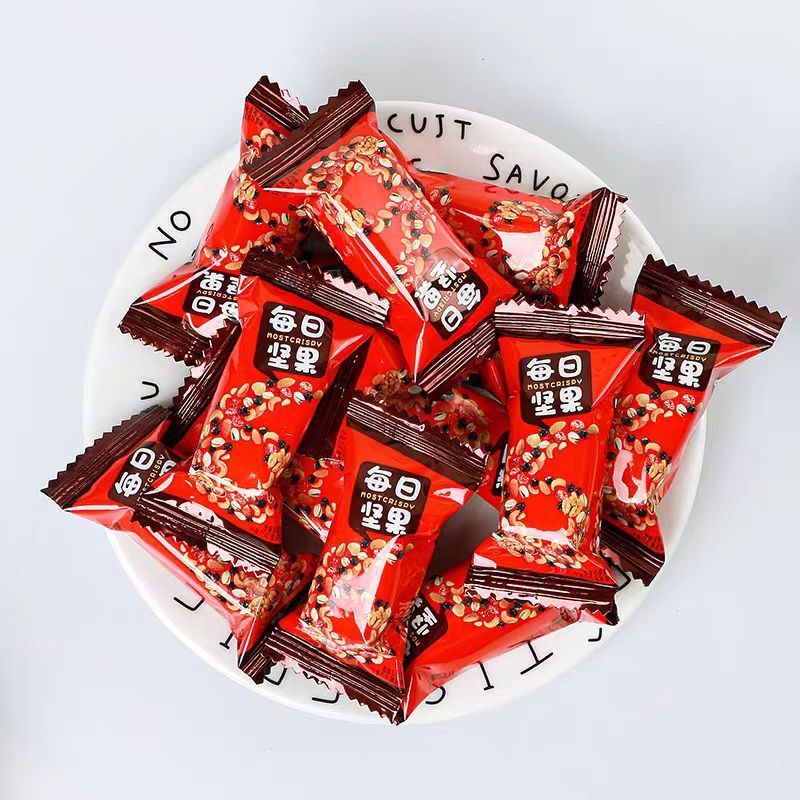 每日坚果酥花生果仁酥心糖芝麻坚果酥糖婚庆混合喜糖老式糖果零食