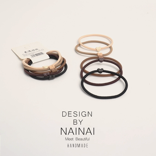 头绳女生精致高档皮套2023新款 皮筋女扎头发高弹力小爱心发绳