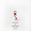 可爱卡通戴眼镜kt猫钥匙扣挂件甜美少女心包包挂饰背包配饰钥匙链