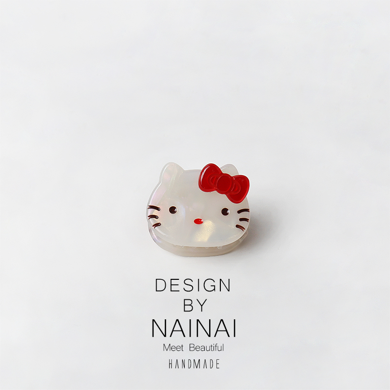 甜美可爱KT猫小抓夹个性迷你小巧后脑勺发夹鲨鱼夹顶夹少女发饰品