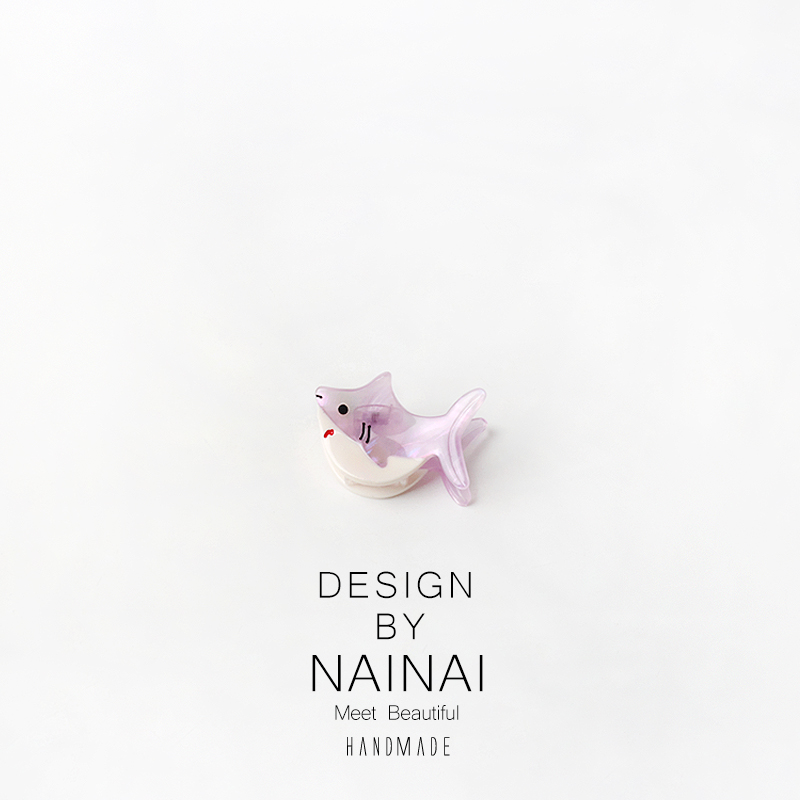 卡通海洋系鲸鱼海豚小抓夹多巴胺ins甜美刘海夹儿童后脑勺碎发夹