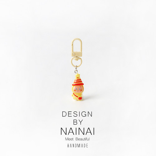 可爱卡通萌娃星星人变装钥匙扣挂件少女包包挂饰学生背包配饰