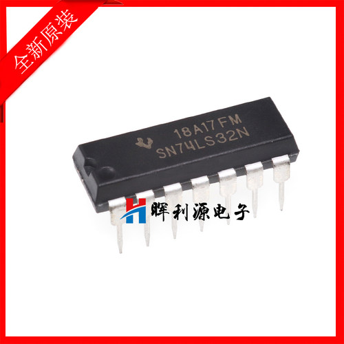 全新 SN74LS32N 74LS32 DIP-14 四组2输入端或门正逻辑电路 进口