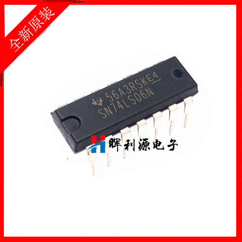 全新进口原装 SN74LS06N 74LS06 DIP-14 逻辑逆变器/反相器