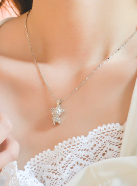 十二生肖银项链女款999纯银