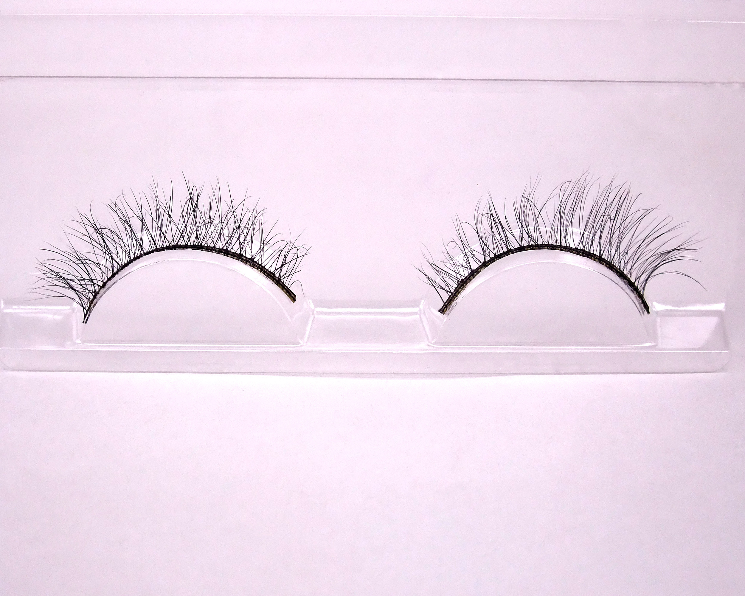 包邮柔软马毛假睫毛M13眼尾拉长交叉自然凌乱逼真短款仿真上睫毛