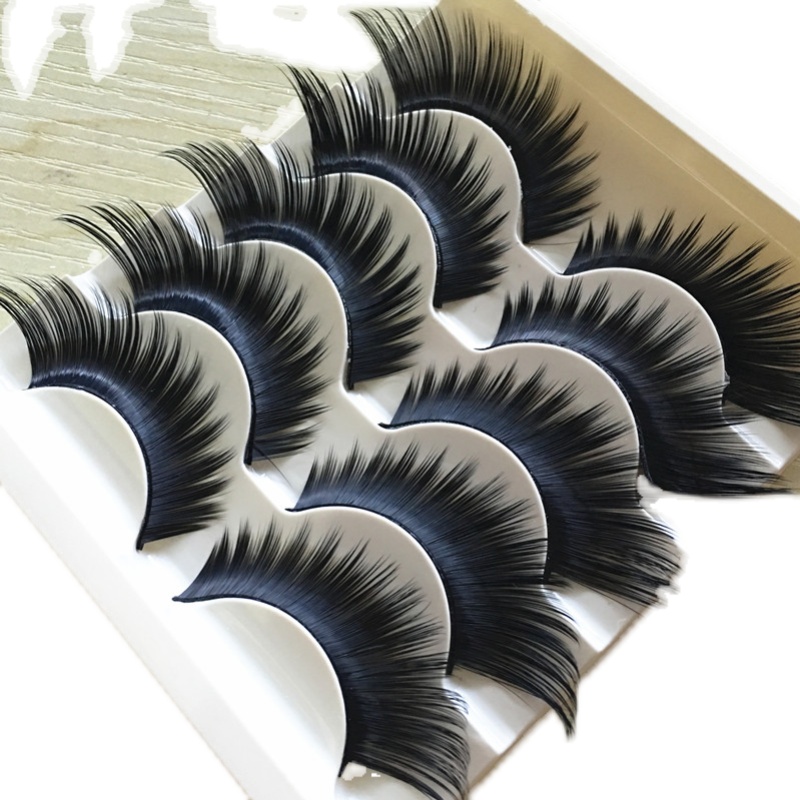 斜飞卷翘款眼尾加长假睫毛