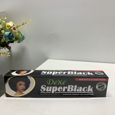 Super black couleur crlme tube 30ml   Black color hair dye