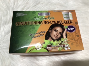 Hair relaxer with shampoo conditioner super one 跨境产品