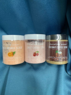 Keratine queen scrub face body care 300g