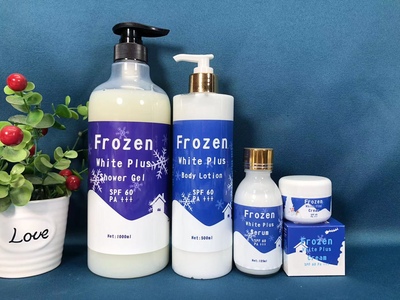 Frozen white plus Showergel bodylotion/serum/creamSPE60PA+++