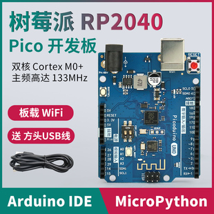 树莓派RP2040 开发板 MicroPython编程 Pcio 物联网开发