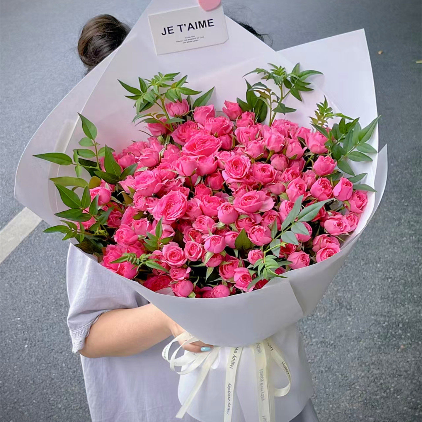 苏菲宝贝同城速递花束求婚生日