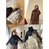 VOGANA戛纳家大码 女装 冬日好搭配打底软糯羊毛保暖半高领针织毛衣