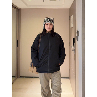 VOGANA戛纳家大码女装自暖轻量感加厚保暖90白鸭绒休闲宽松羽绒服