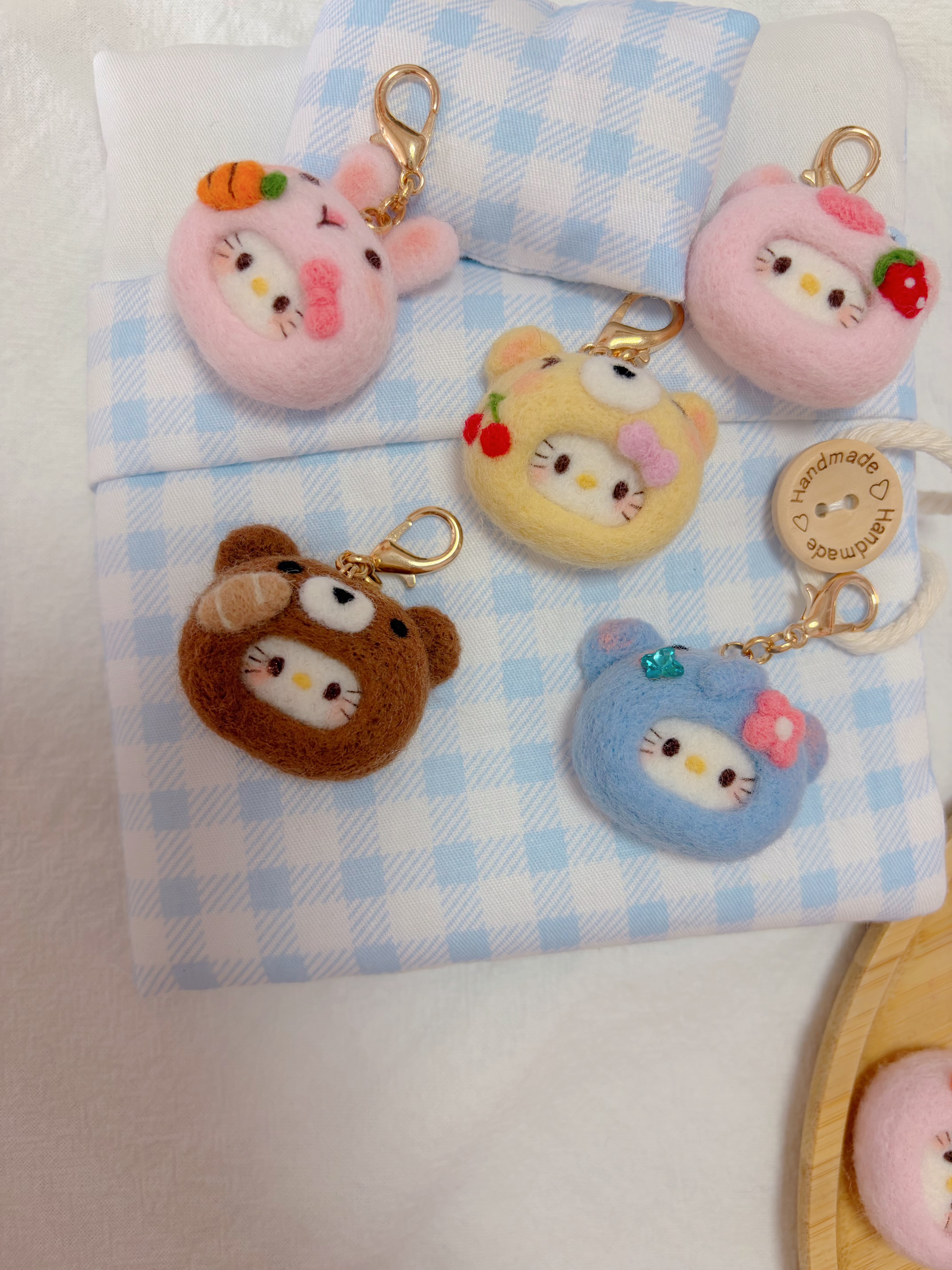 羊毛毡挂件钥匙扣包挂饰ins同包挂件