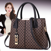 妈妈包包女2024新款 女士手提包时尚 大气大容量斜挎包婆婆中年女包