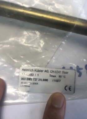 heinrich kubler液位开关KA-10683/1 ；003 BMS 727 31L9W0/11877
