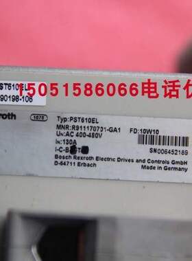 Rexroth  PST610EL  拆机9成新  现货 R911170701 包邮