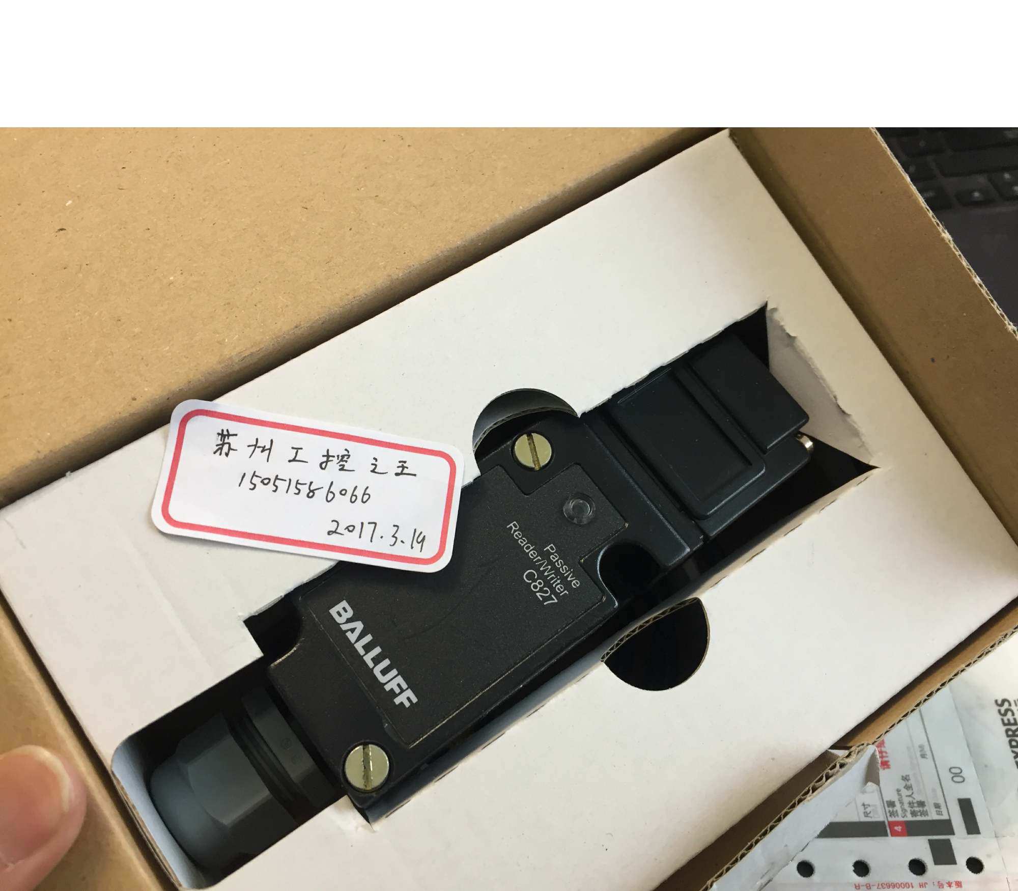 balluff  c827-03  hf cntl 18mm tub.ant rs232  全新现货
