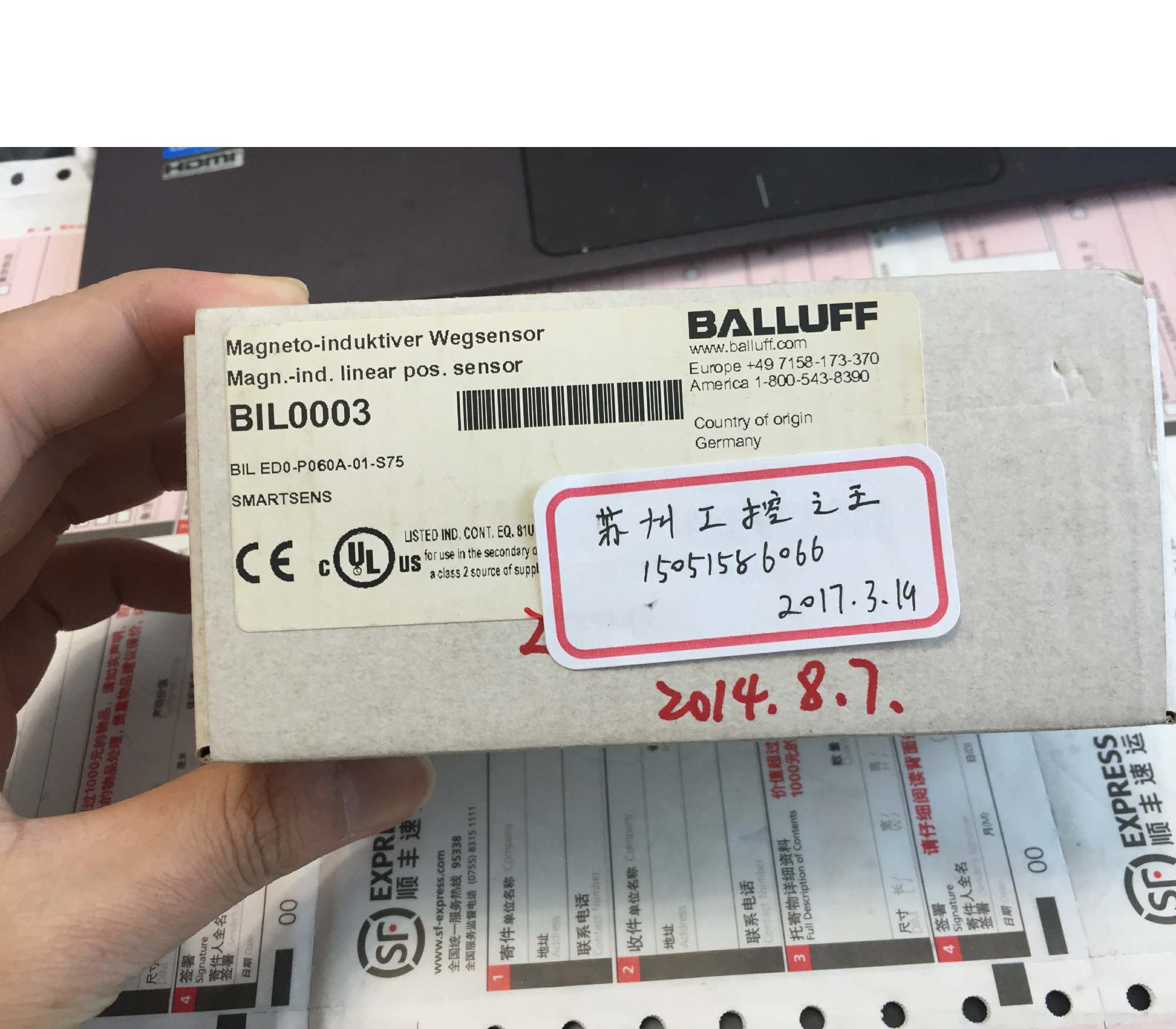 BALLUFF传感器BIL0003全新正品BIL ED0-P060A-01-S75