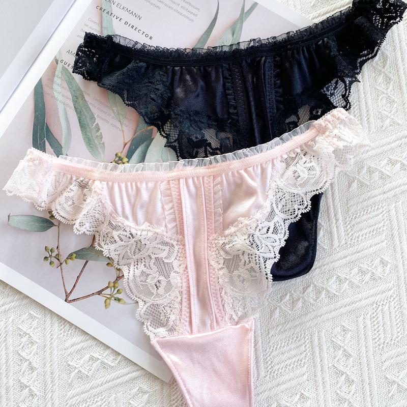 蕾丝边性感小仙女丁字裤爱美菲露